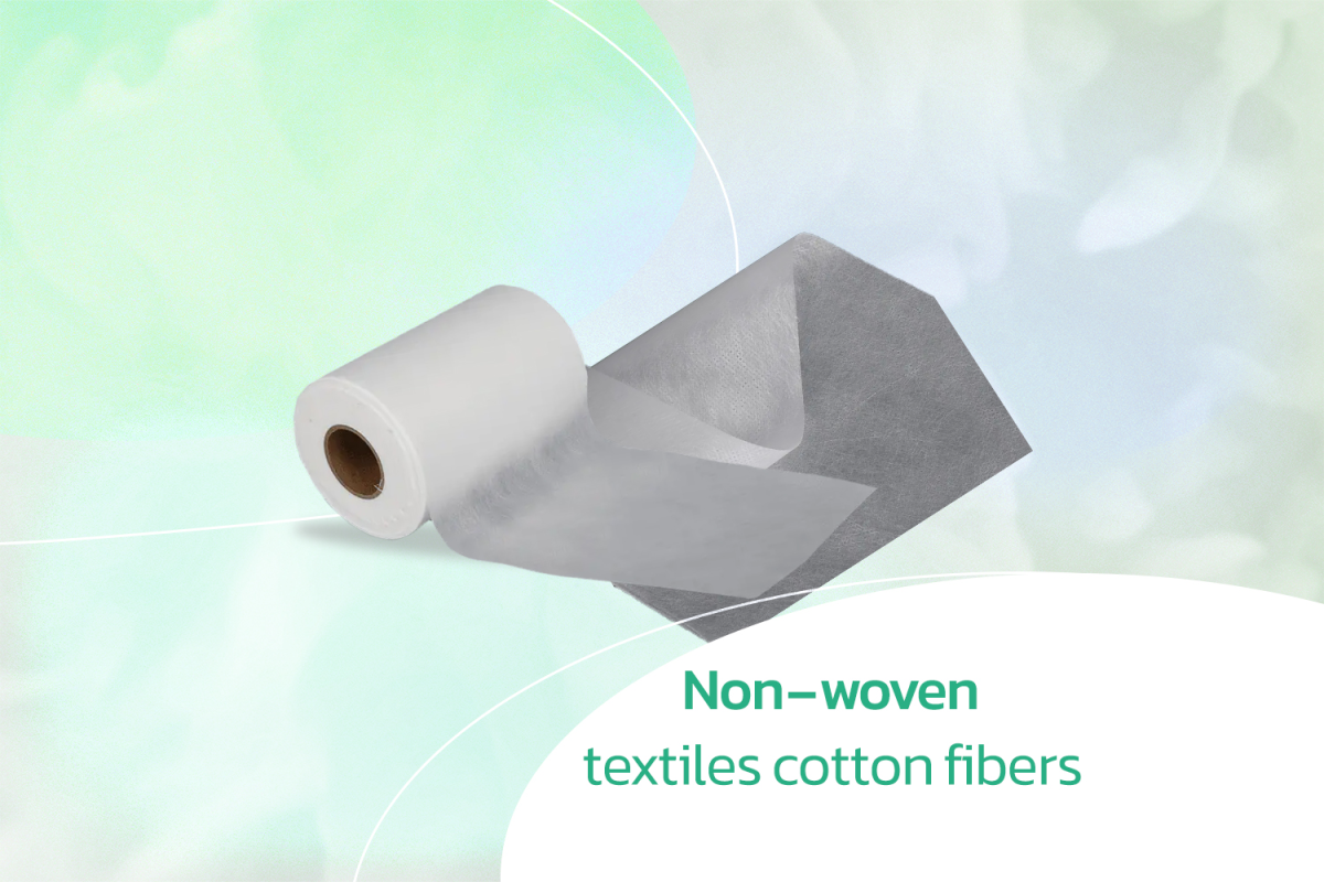 Non-woven textiles cotton fibers